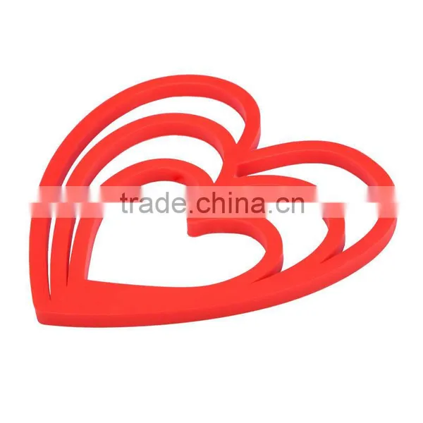 Food Grade Custom Hot Pan Silicone Rubber Coaster photo-3