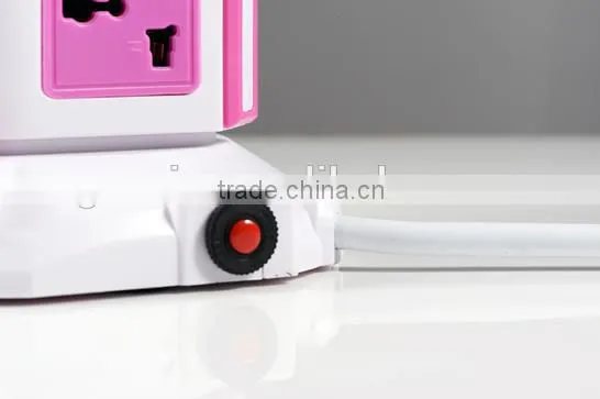 Tower Protected Extension Socket With Main Switch Indicator and Surge Indicators, Power Converter, Electric Socket photo-6