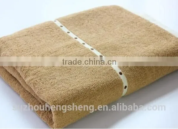 100% Cotton Terry Placement Print Luxury Bath Towel photo-5