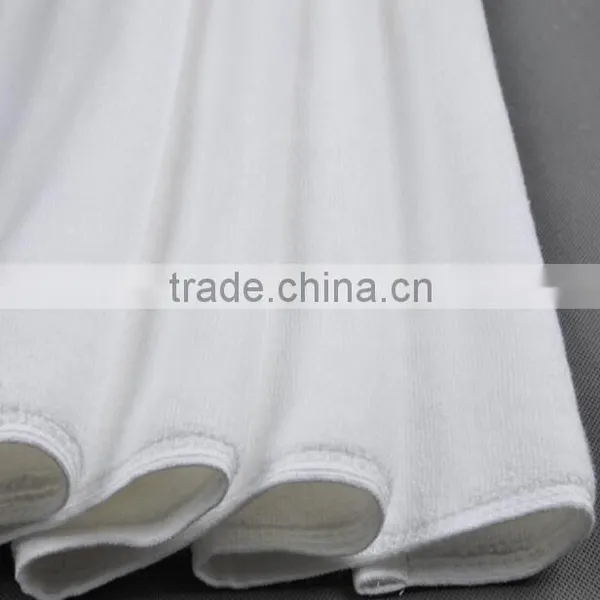 100% Cotton 32s 500gsm Thick White Towels Jacquard Hotel Towel Sets photo-6