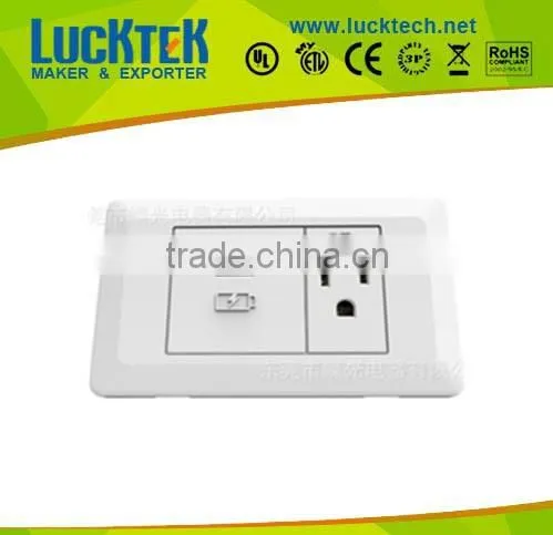 UL Type Socket USB Wall Socket