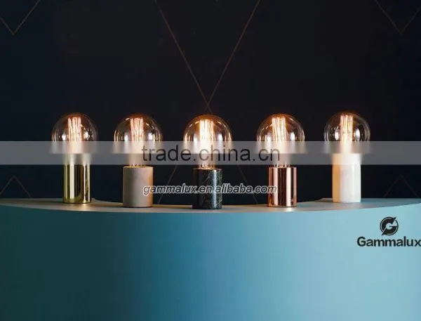 Modern Table Lamp With Edison Bulb photo-2