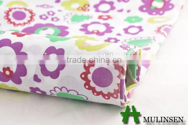 2016 Mulinsen New Arrival Shirt Fabric, Woven Printed Cotton Polyester Dress Fabric photo-5