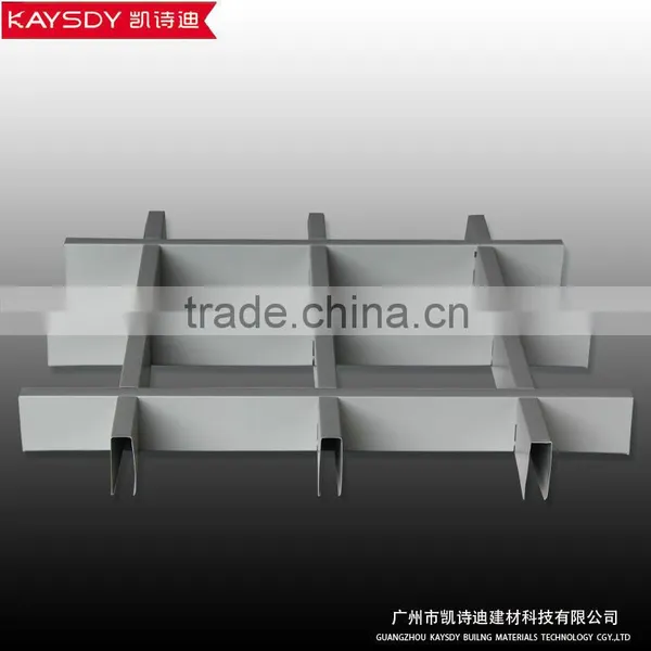 China Construction Materials Open Metal Grid Aluminum Suspended Ceiling photo-3