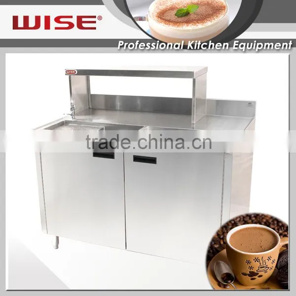 Stainless Steel Bar Counter Hotel and Bar Bartender General Workstation photo-5