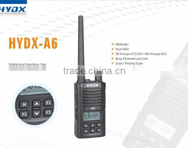 HYDX A6 Uhf/vhf Amateur Two Way Radio Programming Keys Analog Ham Radio photo-3