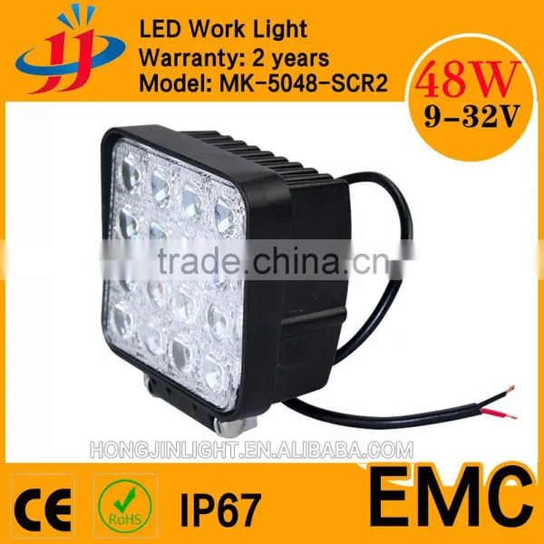 High Quality Tractor Jeep Offroad Light 48W Auto Led Work Lights photo-3