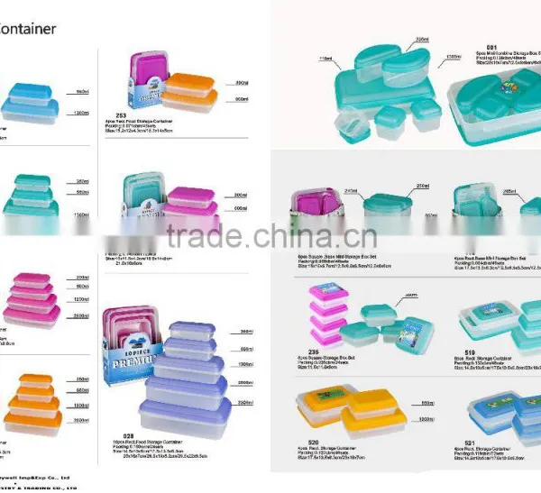Plastic Food Container With Lid OEM Service Available photo-2