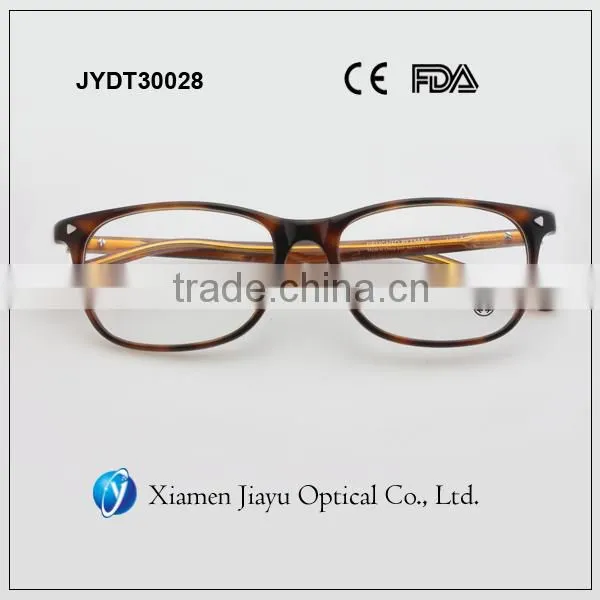 Fashion Clear Brown Eyewear Acetate Optical Frames photo-2
