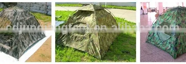 Small 210D Polyester Amry Camouflage Hunting Tent photo-2