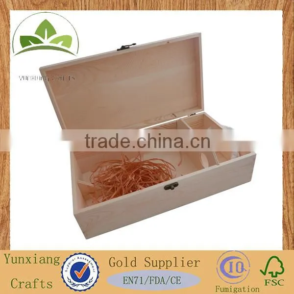 Pine Wood Wine Box