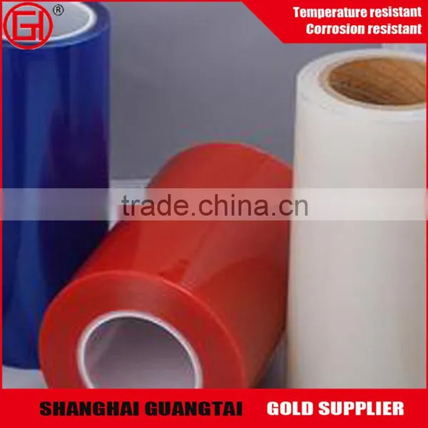 36 Micron Red Transprent Pet Coated Film Roll photo-6