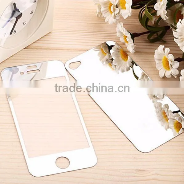 China Supplier Mobile Phone Accessory Mirror Effect 2.5D Color Tempered Glass Screen Protector Front and Back photo-5