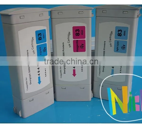 Compatible Hp83 UV Ink for HP Designjet 5000/5500 UV Plotters, 680ML photo-2