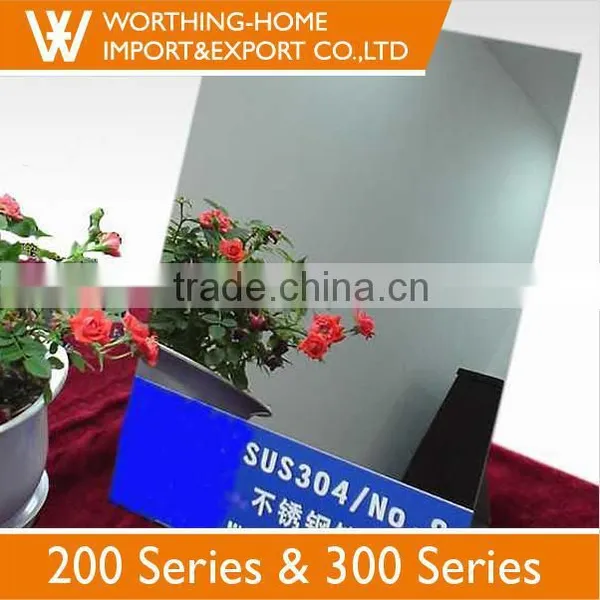 Decorative Mdf No.8 Mirror Stainless Steel Sheet 201 for Wall Panel photo-3