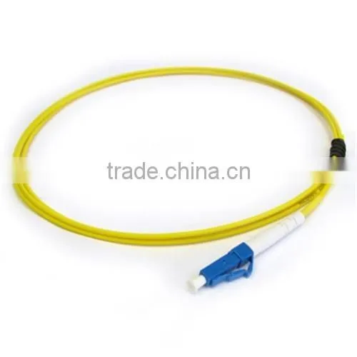 1 Meters LC Simplex Fiber Optic Pigtail 9/125 Yellow Color 0.9mm 2.0mm 3.0mm photo-2