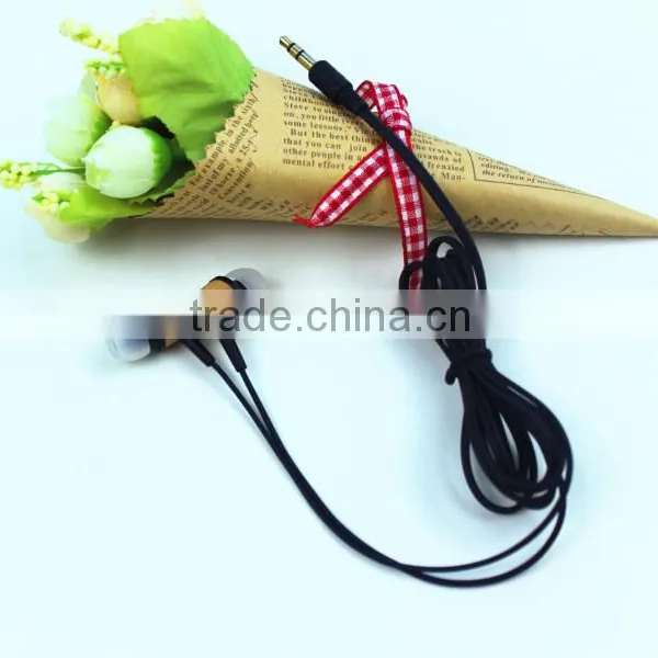 Wooden Earphones ,Custom Earphones In Bulk,Hot Sale Earphone