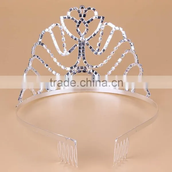 2015 Hot Rhinestone Heart Wedding Tiaras and Crowns for Bride photo-2