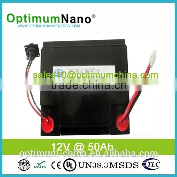 Free Maintenance 12v 50ah Lithium Ion Battery for Back-Up System photo-2