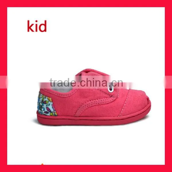 Red Canvas Shoe Kid Shoe Children Shoe Casual Style