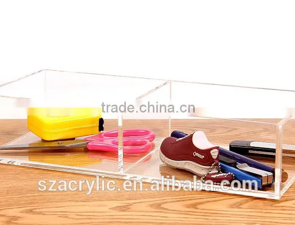 Custom Clear Acrylic Desk Organizer Box photo-2