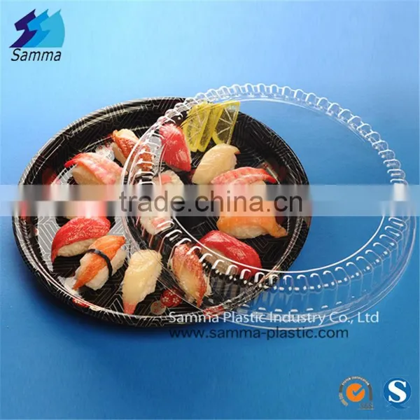 Clear Lid Disposable Plastic Sushi Platter