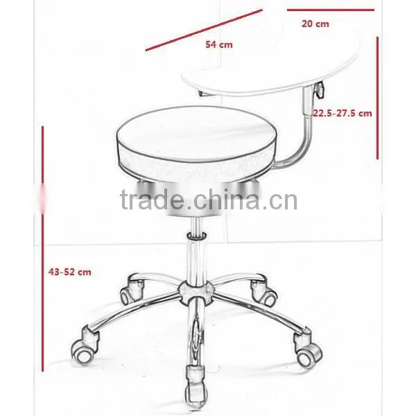 School Height Adjust Chair With Plastic Writepad for Training photo-4