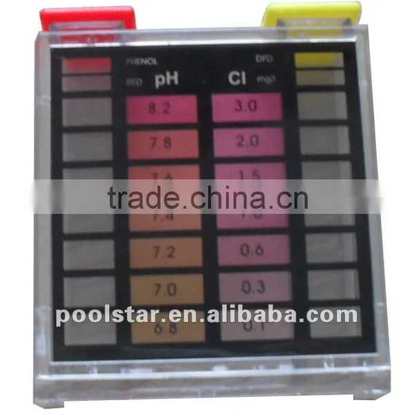 Swimming Pool Rapid Test Kit P1922, Pool ph Test Kit Rapid CL Chlorine Test Chemicals photo-2