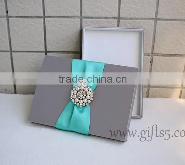 Elegant Silk Boxes for Invitations Wholesale photo-3