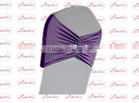 Polyester Lycra Spandex Chair Sash Band Wrinkled