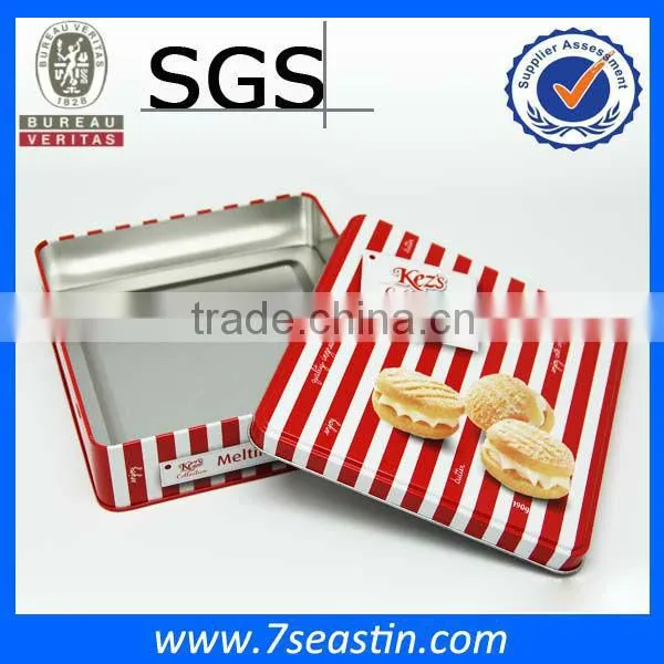 Square Cookie Tin Can Customized Design photo-2