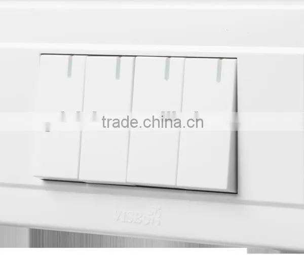 High Quality 10A 250V DC Isolator Switch 4 Gang 1 Way Switch photo-5