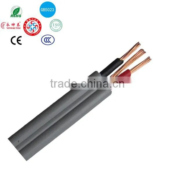 PVC Insulated Multi Strand Core Flat Twin and Earth Copper Cable/wire photo-2