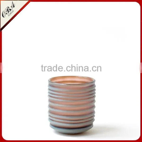 Wholesale Handmade Purple Cylindrical Glass Vase, Hand Carved Art Glass Flower Vase Bottle photo-4