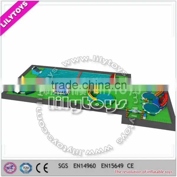 New Swimming Pool Inflatable Water Park, Inflatable Water Game Toys, Inflatable Water Land,steel Frame Pool photo-3