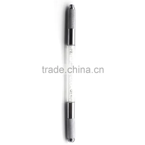 White Pink Purple Crystal Diamond Manual Microblading Pen,3D Eyebrow Embroidery Hand Tools photo-6
