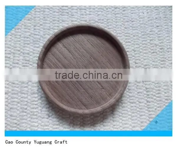 Handmade Eco-friendly Vintage Round Wooden Plates photo-2