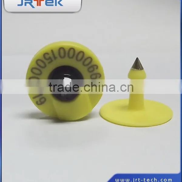 134.2HKZ animal rfid Ear tag conform to ISO11784/11785 used for pasture livestock management