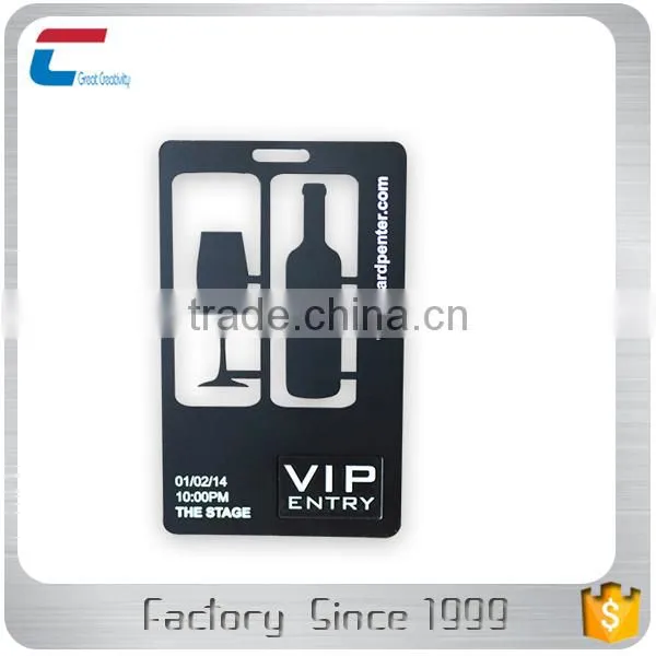 High-grade Stainless Steel Black Metal Membership Cards photo-3