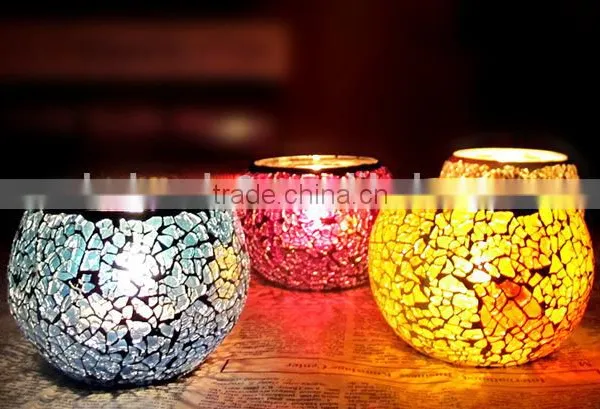 Glass Mosaic Candle Holder Passed CE,CQC and ROHS photo-5