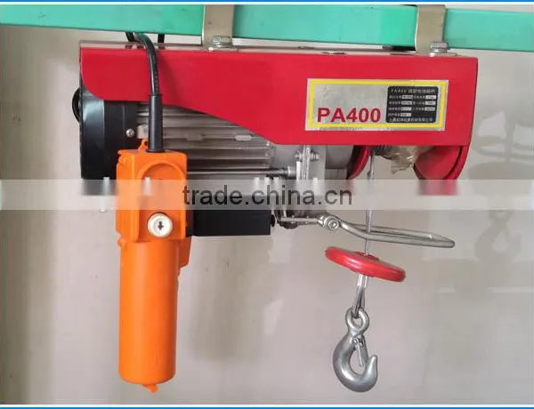 CE Certificate 880LBS Mini Electric Hoist Without Trolley photo-6
