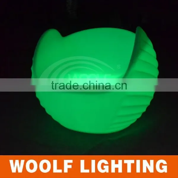 Lovely Plastic Color Changing Design LED Single Sofa With Texture photo-2