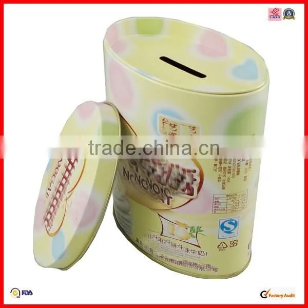 Custom Fashionable Print Money Box Metal Can photo-2