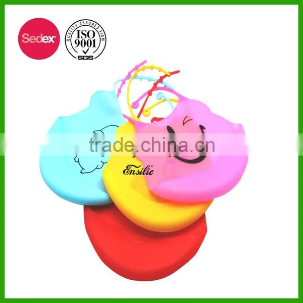 FDA Food Garde Cartoon Silicone Baby Bibs photo-2