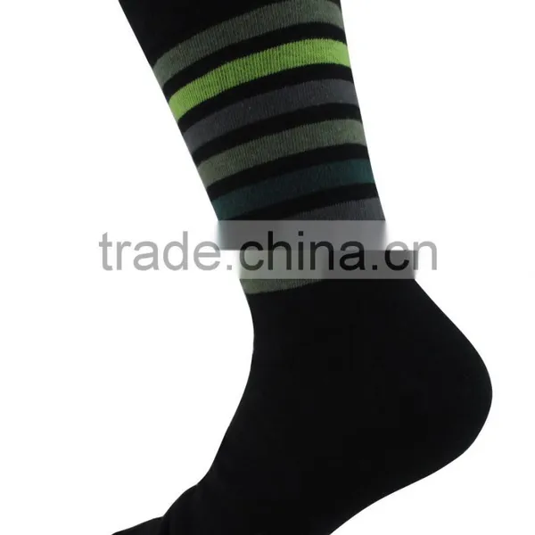 Big Strip Knit Disposal Korean Hemp Sock photo-4