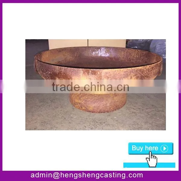 Real Flame Outdoor Steel Construction Fire Pit With Handle photo-5