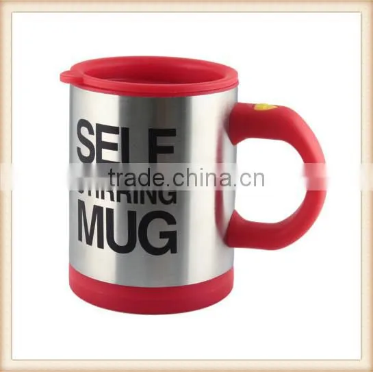 Stainless Lazy Self Stirring Mug Auto Mixing Tea Coffee Cup Office Home Gifts photo-6