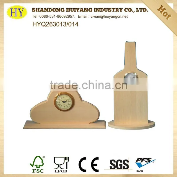 Unfinished Wholesale Home Decoration Wooden Clock photo-4