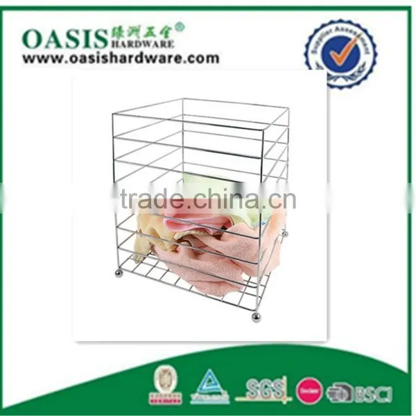 HIGH QUALITY Muti-function Hotel Waste Basket, Metal photo-3