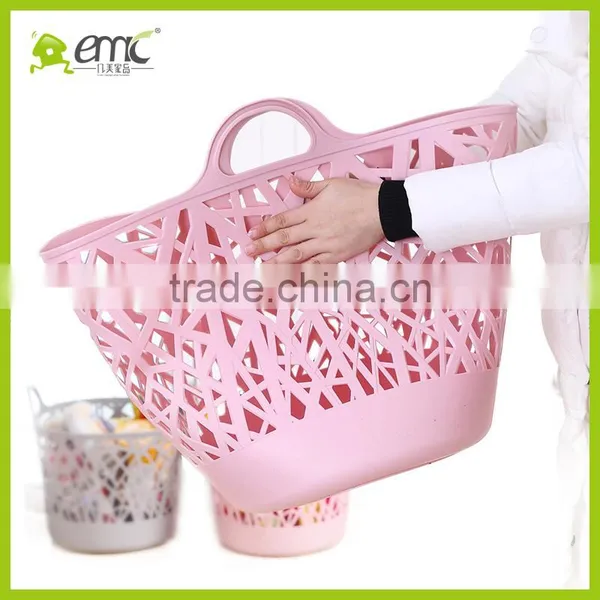 Emc Laundry Basket Plastic, Emc Plastic Laundry Baksets With Handle photo-2